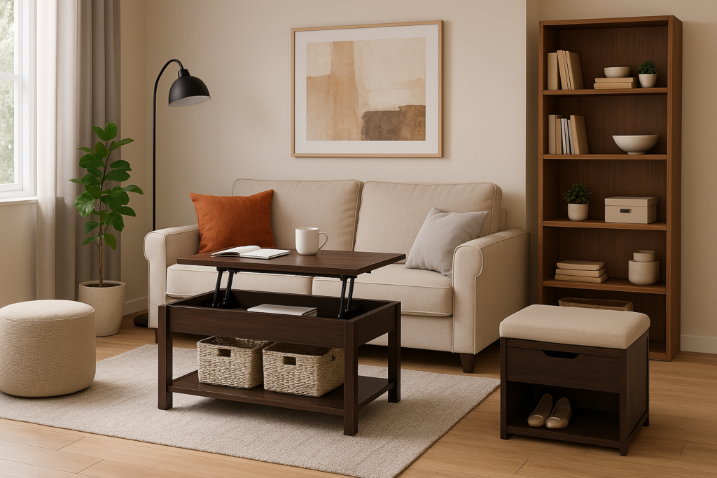 Use Multi-Purpose Furniture