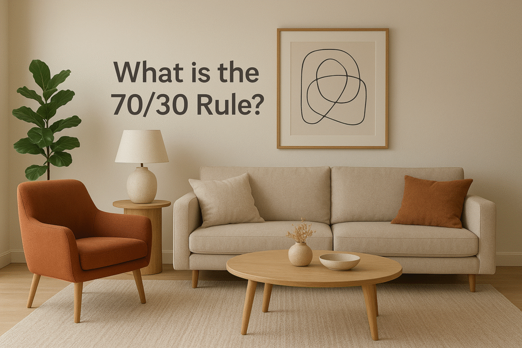70/30 rule in interior design
