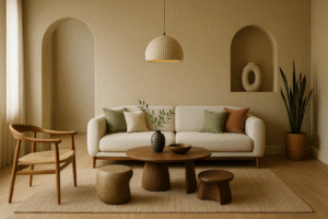 Curves and arches in Indian interiors